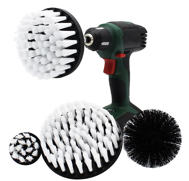Lot de brosses pour visseuse (blanc)